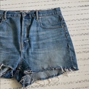 Everlane cheeky denim shorts